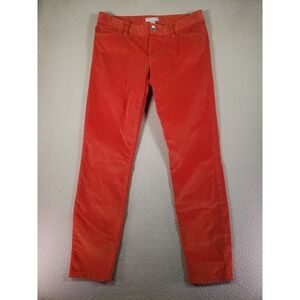 Banana Republic Pants Womens 29 Red Corduroy Low Rise Straight Leg Regular Fit
